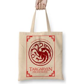 Baskı Dükkanı Targaryen House Bez Çanta