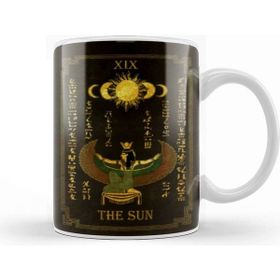 Baskı Dükkanı Tarot Quot The Sun Quot Goddess Isis Black Version 01 Kupa