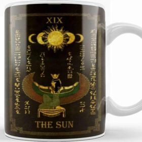 Baskı Dükkanı Tarot Quot The Sun Quot Goddess Isis Black Version Kupa