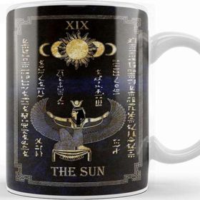 Baskı Dükkanı Tarot Quot The Sun Quot Goddess Isis Black Version Kupa