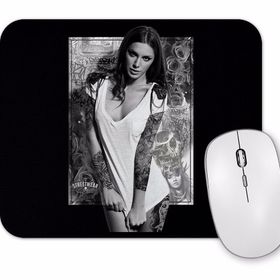 Baskı Dükkanı Tattoo Girl Mouse Pad