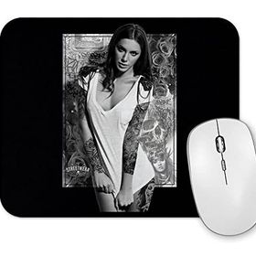 Baskı Dükkanı Tattoo Girl Mouse Pad