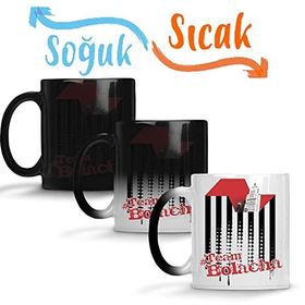 Baskı Dükkanı Team Bolacha Sihirli Porselen Kupa