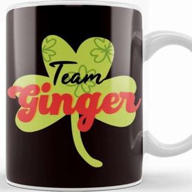 Baskı Dükkanı Team Ginger Redhead Shamrock Irish Red Orange Hair Haired Kupa