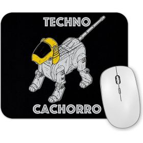 Baskı Dükkanı Techno Cachorro Mouse Pad