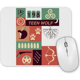 Baskı Dükkanı Teen Wolf Piktogram Mouse Pad
