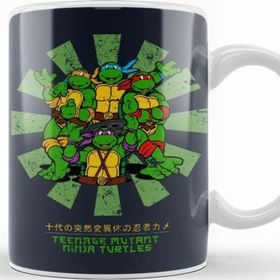 Baskı Dükkanı Teenage Mutant Ninja Turtles Retro Japanese Kupa