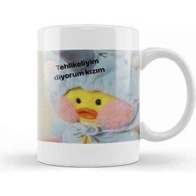 Baskı Dükkanı Tehlikeliyim Diyorum Kızım Kupa
