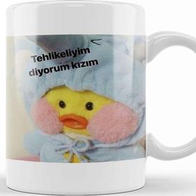 Baskı Dükkanı Tehlikeliyim Diyorum Kızım Kupa