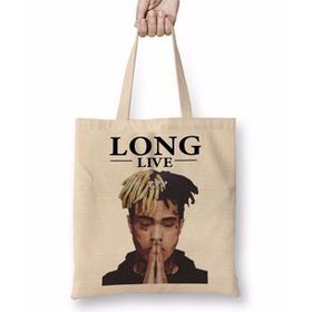 Baskı Dükkanı Tentacion Vida Longa Long Live Bez Çanta