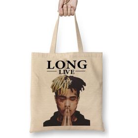 Baskı Dükkanı Tentacion Vida Longa Long Live Bez Çanta