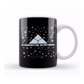 Baskı Dükkanı Terminator Cyberdyne Systems Christmas Snow Logo Kupa