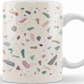 Baskı Dükkanı Terrazzo Texture Tasse Kupa