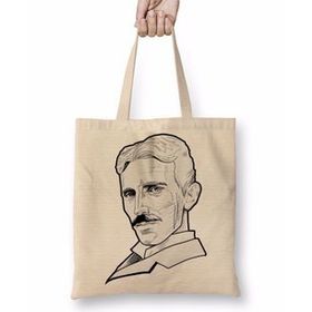 Baskı Dükkanı Tesla Bez Çanta