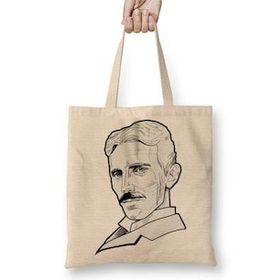 Baskı Dükkanı Tesla Bez Çanta
