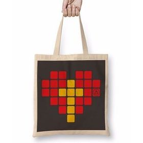 Baskı Dükkanı Tetris 2 Bez Kadın Günlük Çanta