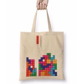 Baskı Dükkanı Tetris Atari Oyun Games Bez Kadın Günlük Çanta