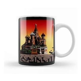 Baskı Dükkanı Tetris Kremlin Rusia Retro Kupa