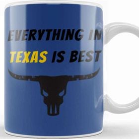 Baskı Dükkanı Texas Quote Kupa