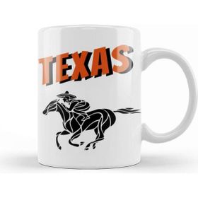 Baskı Dükkanı Texas Vintage Retro Kupa