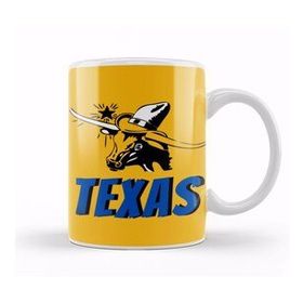 Baskı Dükkanı Texas Vintage Retro Rainbow Style Kupa