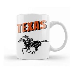 Baskı Dükkanı Texas Vintage Retro Rainbow Style Kupa