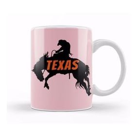 Baskı Dükkanı Texas Vintage Retro Rainbow Style Kupa