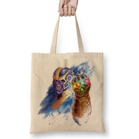 Baskı Dükkanı Thanos Infinity Gauntlet 01 Bez Çanta