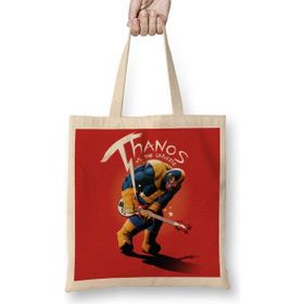 Baskı Dükkanı Thanos Vs The Universe Bez Çanta