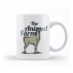 Baskı Dükkanı The Animal Farm Llama Kupa