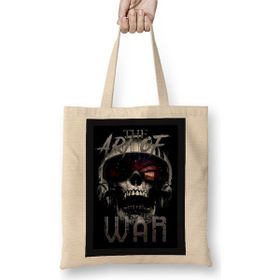 Baskı Dükkanı The Art Of War Bez Kadın Günlük Çanta