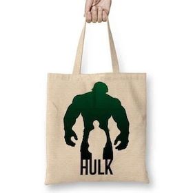 Baskı Dükkanı The Avengers Hulk Bez Çanta