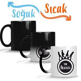 Baskı Dükkanı the Beatles 03 Sihirli Porselen Kupa