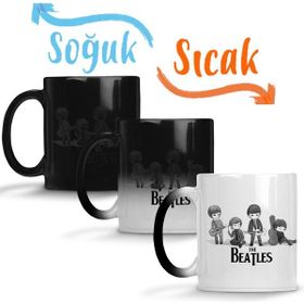 Baskı Dükkanı the Beatles 06 Sihirli Porselen Kupa
