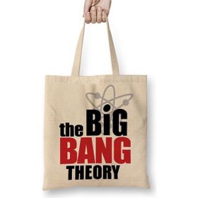 Baskı Dükkanı The Big Bang Theory Logo Bez Çanta