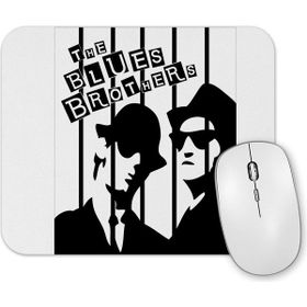 Baskı Dükkanı the Blues Brothers Siyah Beyaz Mouse Pad