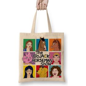 Baskı Dükkanı The Bojack Horseman Show Bez Kadın Günlük Çanta