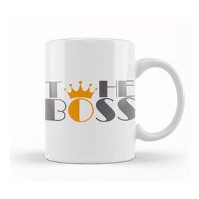 Baskı Dükkanı The Boss Crown Kupa