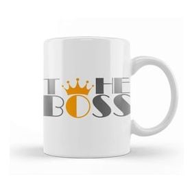 Baskı Dükkanı The Boss Crown Kupa