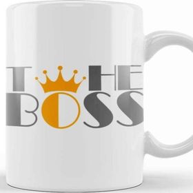 Baskı Dükkanı The Boss Crown Kupa