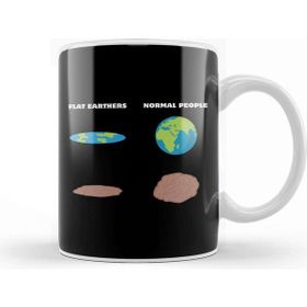 Baskı Dükkanı The Brain Of Flat Earthers Flat Earth Kupa