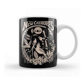 Baskı Dükkanı The Creatures Ilustration Beyaz 330 ml Porselen Kupa Bardak