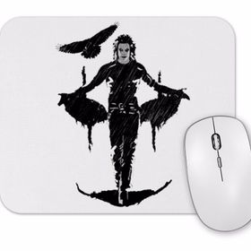 Baskı Dükkanı the Crow Face Mouse Pad