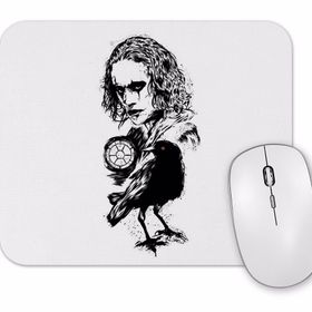 Baskı Dükkanı the Crow Face Mouse Pad
