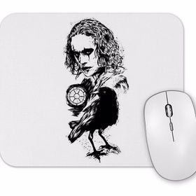 Baskı Dükkanı the Crow Face Mouse Pad