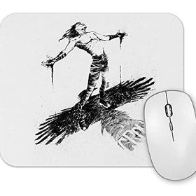 Baskı Dükkanı the Crow Freedom Mouse Pad