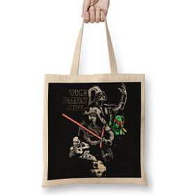 Baskı Dükkanı The Dark Side Bez Çanta