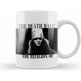Baskı Dükkanı The Death Race Tro Buckethead Beyaz 330 ml Porselen Kupa Bardak