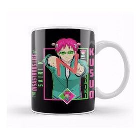 Baskı Dükkanı The Disastrous Life Of Saiki K Saiki Kusuo Beyaz 330 ml Porselen Kupa Bardak