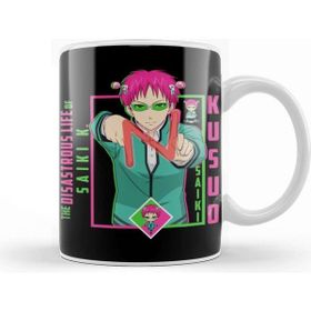 Baskı Dükkanı The Disastrous Life Of Saiki K Saiki Kusuo Beyaz 330 ml Porselen Kupa Bardak